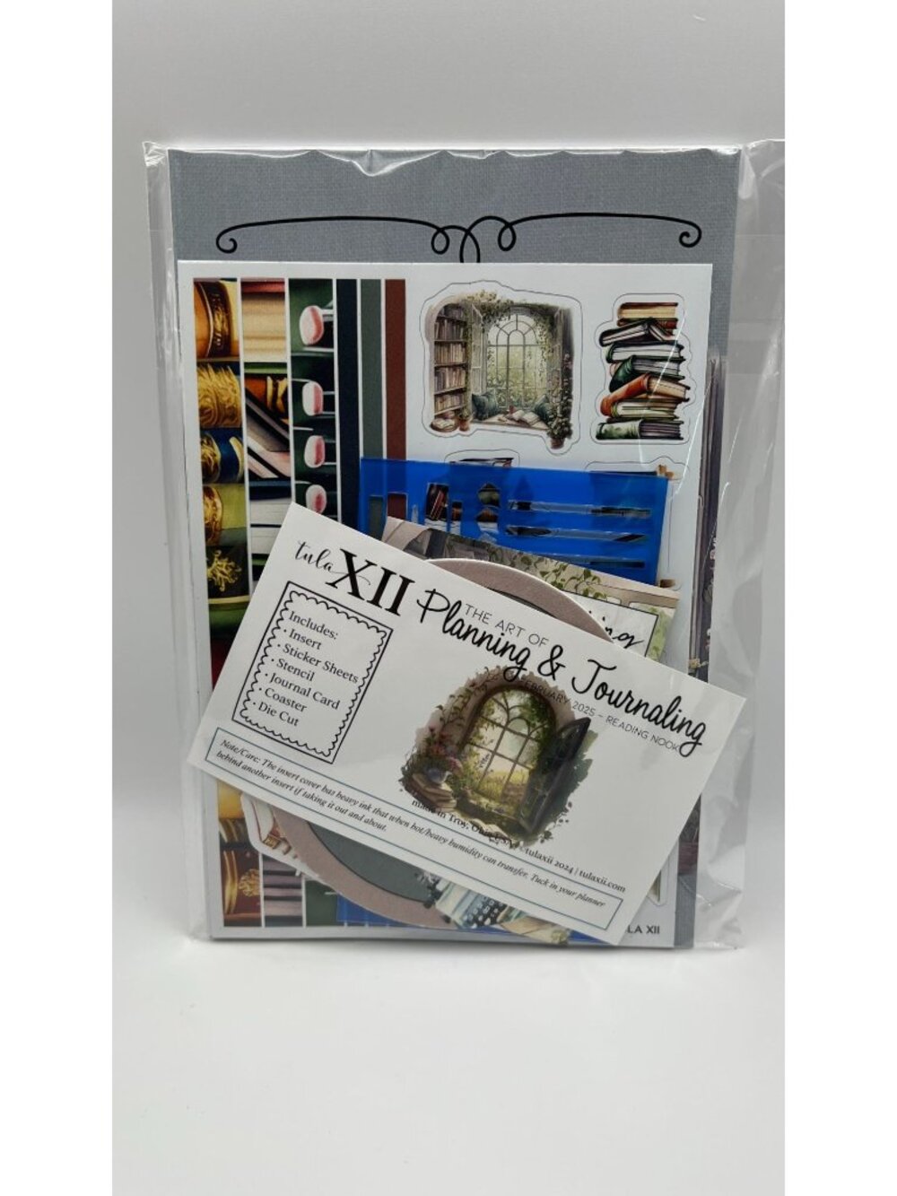 The Art Of Planning & Journaling Kit By Tula XII - Reading Nook Theme With Inser